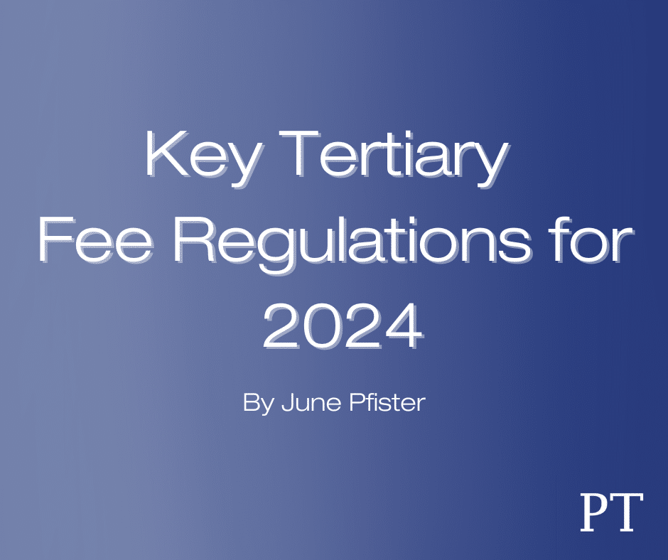 Key Tertiary Fee Regulations for 2024